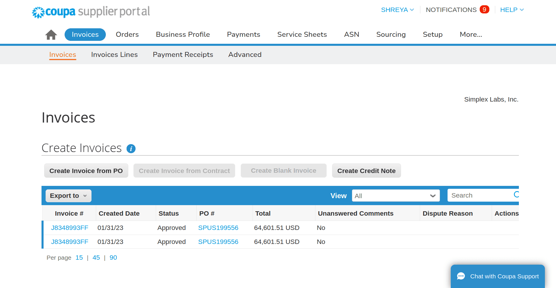 Billing Portal Demo